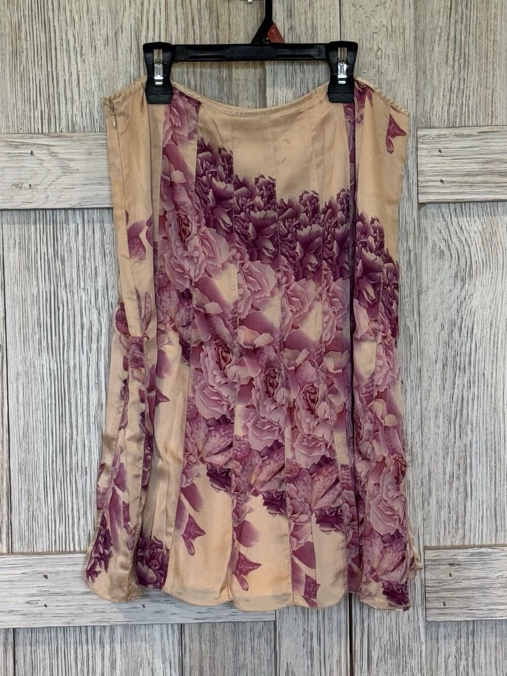 Ann Taylor Women’s silk floral skirt 12